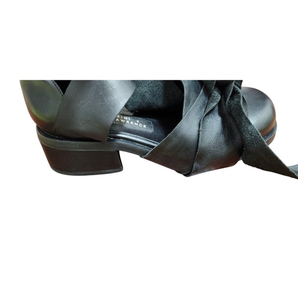 KULTDOMINI X HELEN LAWRENCE black shoes with large leather bows Size EU 40 - Picture 9 of 14